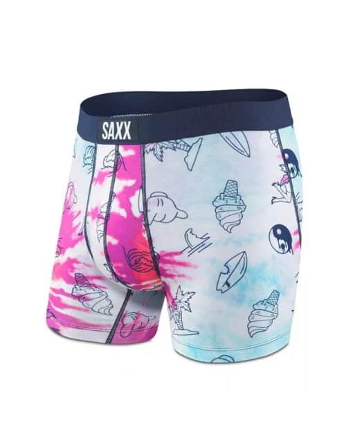 SAXX Vibe Printed Tie-Dyed Boxer Briefs