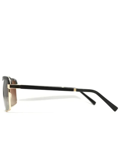 Gold and Wood Palermo Wood/Metal Unisex Luxury Sunglasses
