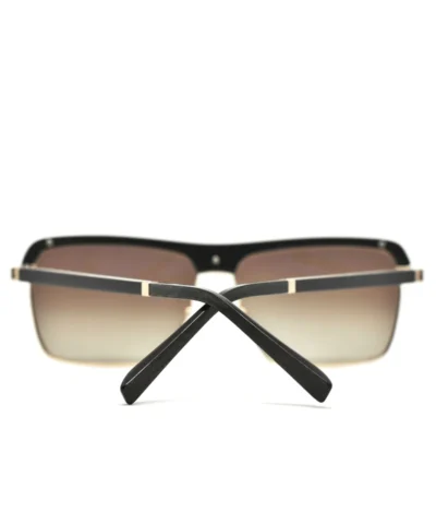 Gold and Wood Palermo Wood/Metal Unisex Luxury Sunglasses