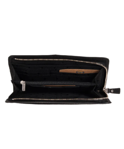 Fossil Marlow Leather Zip Clutch BLACK - Fashionbarn shop - 3