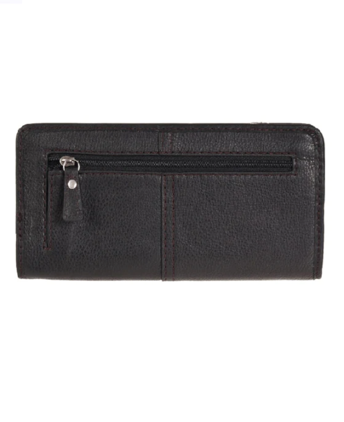 Fossil Marlow Leather Zip Clutch BLACK - Fashionbarn shop - 2