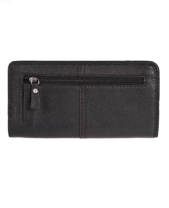 Fossil Marlow Leather Zip Clutch BLACK - Fashionbarn shop - 2