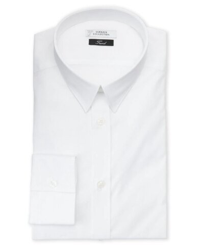 VERSACE COLLECTION City Fit Dress Shirt, White