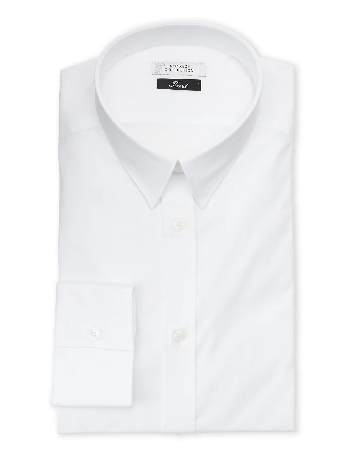 VERSACE COLLECTION City Fit Dress Shirt, White