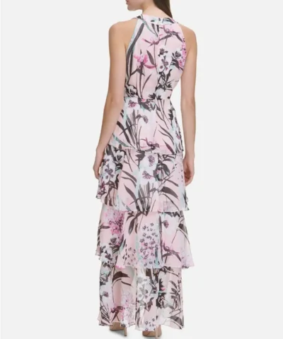 Floral Printed Tiered Maxi Dress