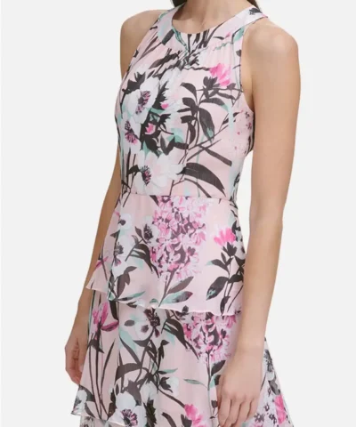 Floral Printed Tiered Maxi Dress