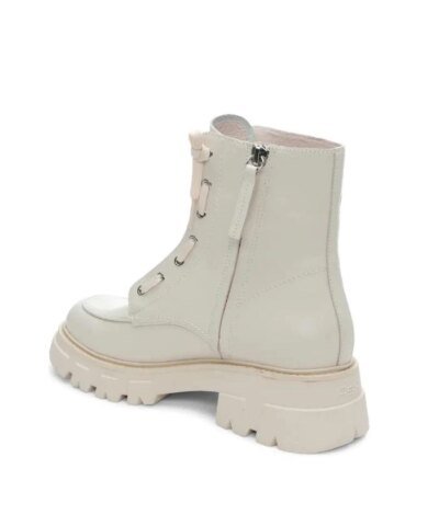 Ash Black Lynch Front Zip Chunky Boots