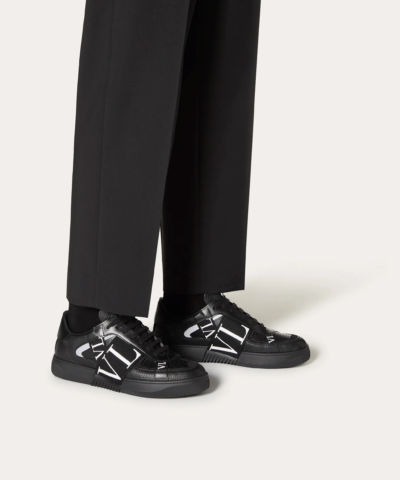 Valentino Men's Low-Top Calfskin VL7N Sneaker Whit Bands