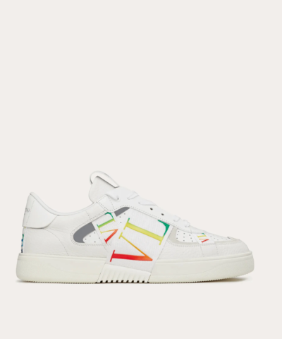 Valentino Men's Low-Top Calfskin VL7N Sneaker Whit Bands