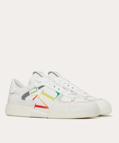 Valentino Men's Low-Top Calfskin VL7N Sneaker Whit Bands