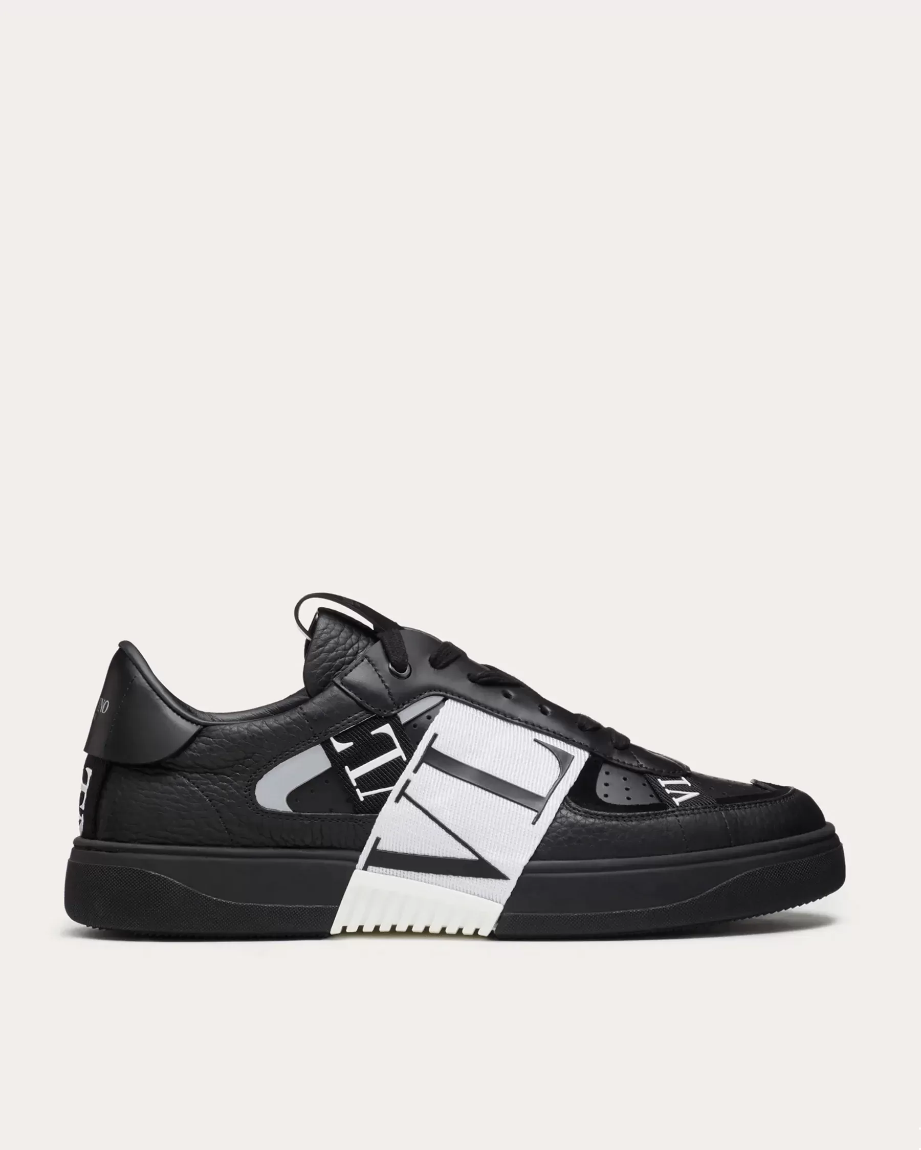 Valentino Men's Low-Top Calfskin VL7N Sneaker Whit Bands