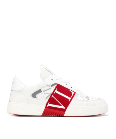 Valentino Men's Low-Top Calfskin VL7N Sneaker Whit Bands