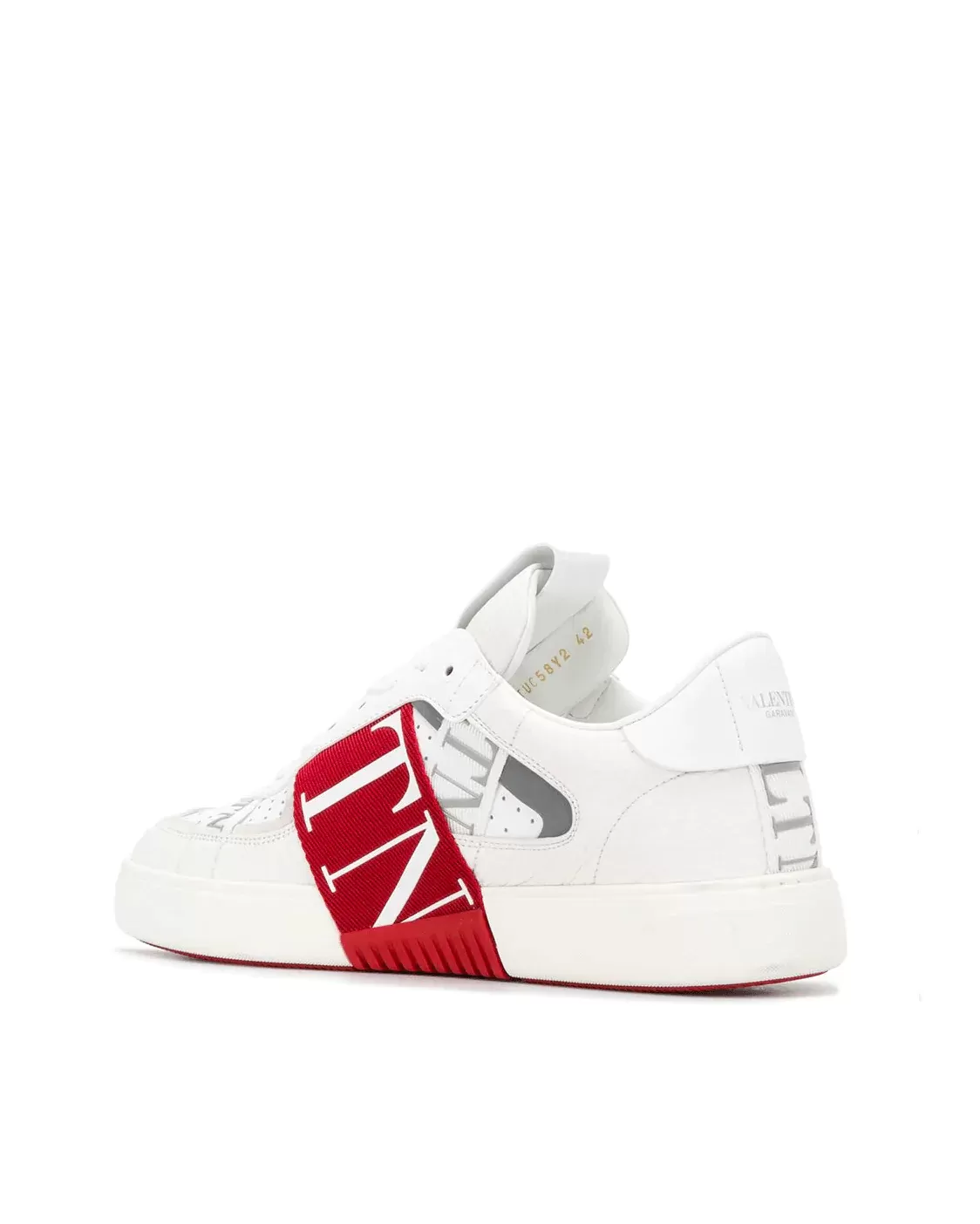 Valentino Men's Low-Top Calfskin VL7N Sneaker Whit Bands