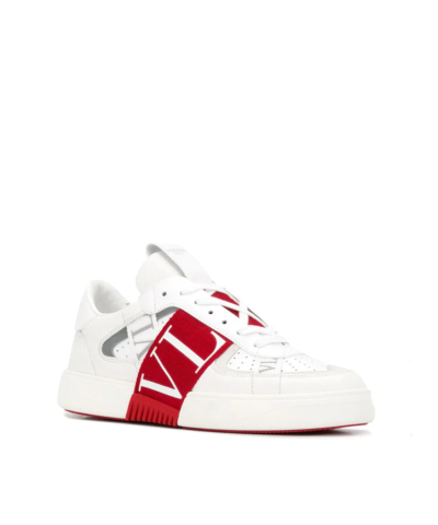 Valentino Men's Low-Top Calfskin VL7N Sneaker Whit Bands