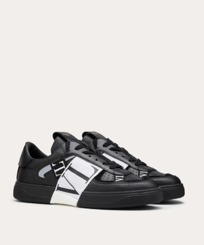 Valentino Women's VL7N Sneaker In Banded Calfskin Leathers