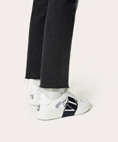 Valentino Women's VL7N Sneaker In Banded Calfskin Leathers