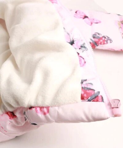 Jomake Girl's Fur Hooded Quilted Jacket