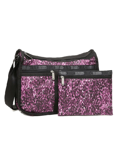 LeSportsac Deluxe Everyday Bag Violet Chettah - Fashionbarn shop - 3