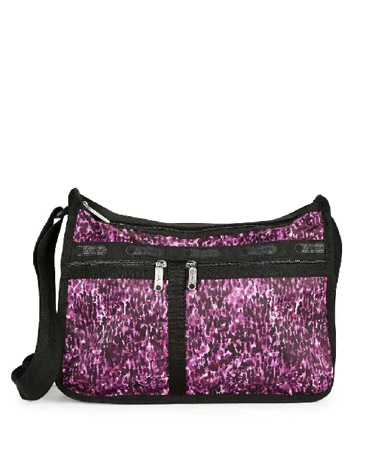 LeSportsac Deluxe Everyday Bag Violet Chettah - Fashionbarn shop - 2