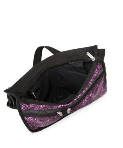 LeSportsac Deluxe Everyday Bag Violet Chettah - Fashionbarn shop - 4