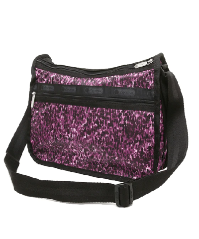 LeSportsac Deluxe Everyday Bag Violet Chettah - Fashionbarn shop - 5