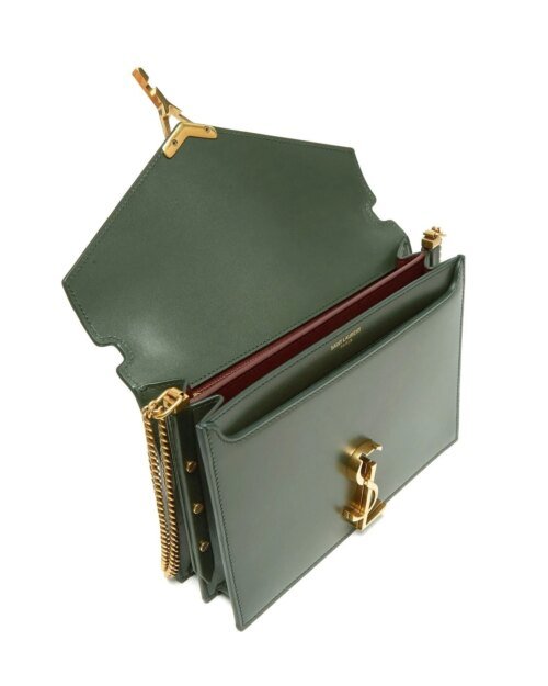 Saint Laurent Cassandra Monogram Clasp Bag In Smooth Leather