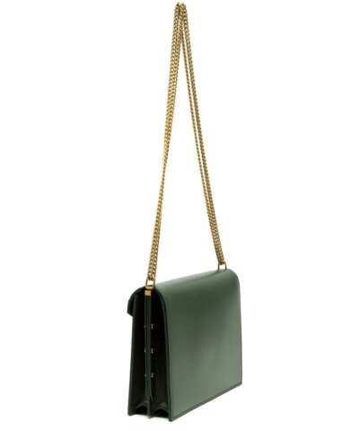 Saint Laurent Cassandra Monogram Clasp Bag In Smooth Leather