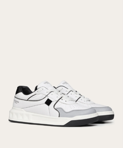 Valentino Women's VL7N Sneaker In Banded Calfskin Leathers