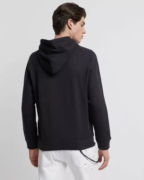 Emporio Armani Sweatshirt In Cotton French Terry With Branded Signature