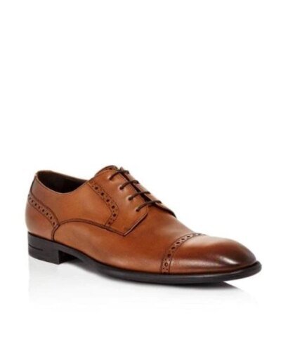 Ermenegildo Zegna Men's Derby Leather Dress Shoes