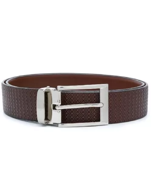 CANALI textured buckle belt