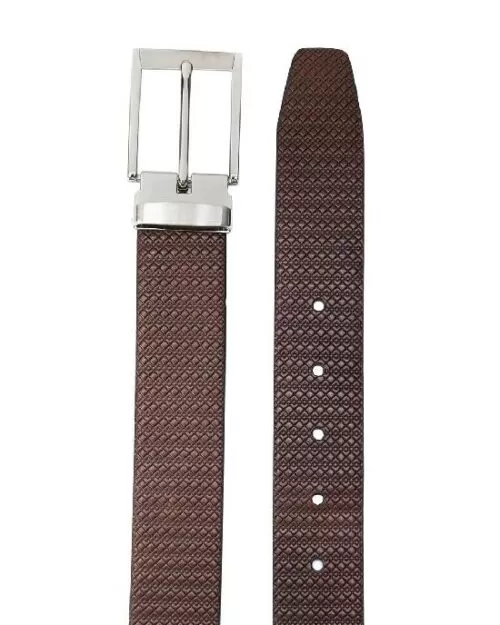 CANALI textured buckle belt