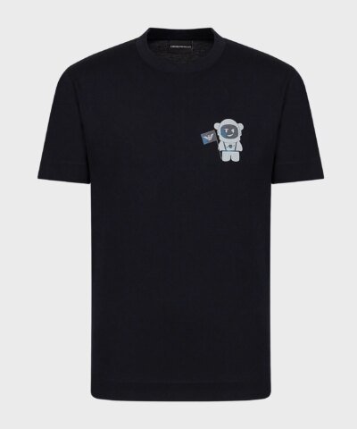 Emporio Armani T-Shirt With Manga Bear Astronaut