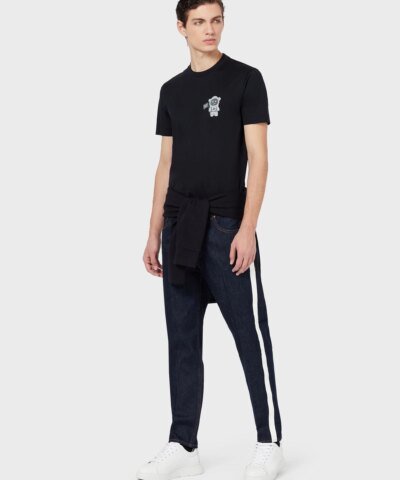 Emporio Armani T-Shirt With Manga Bear Astronaut