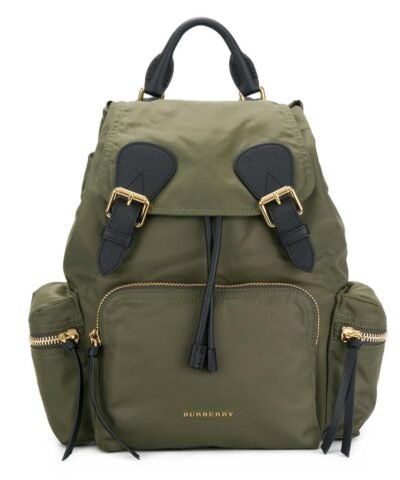 Burberry Medium Rucksack in Technical Nylon and Leather