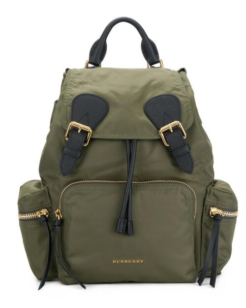 Burberry Medium Rucksack in Technical Nylon and Leather