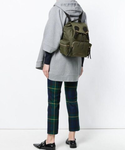 Burberry Medium Rucksack in Technical Nylon and Leather