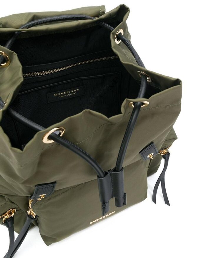 Burberry Medium Rucksack in Technical Nylon and Leather