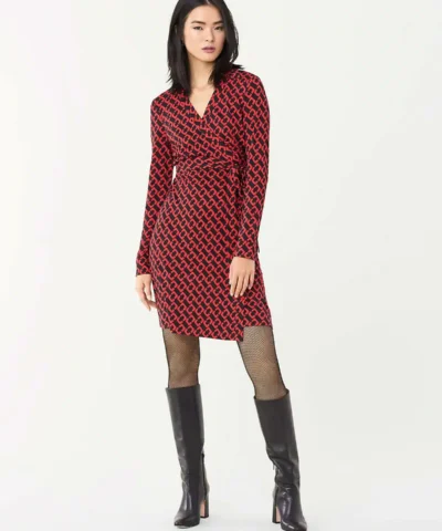 DVF New Jeanne Two Silk-Jersey Wrap Dress