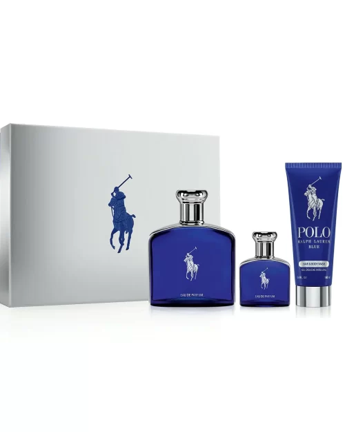 Ralph Lauren Men's 3-Pc. Polo Blue Eau de Parfum Gift Set