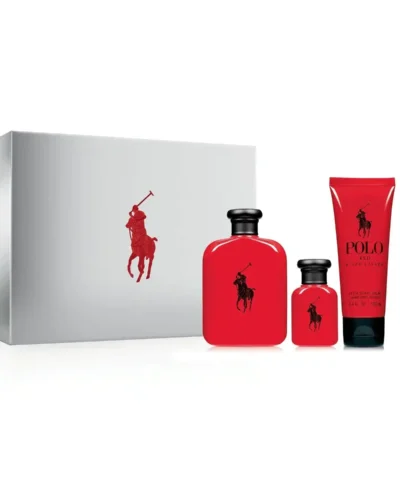 Ralph Lauren Men's 3-Pc. Polo Red Eau de Toilette Gift Set