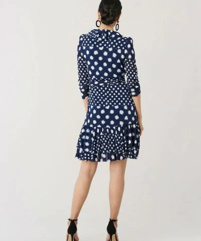 DVF Paloma Ruffled Nylon Mesh Wrap Dress