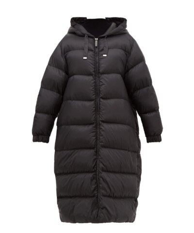 Max Mara Black Seip Down Coat