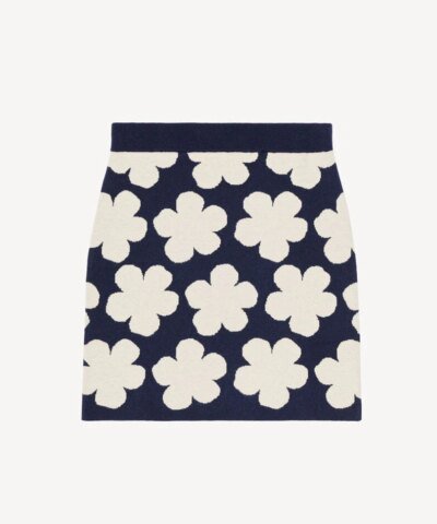 Kenzo Floral Jacquard Miniskirt