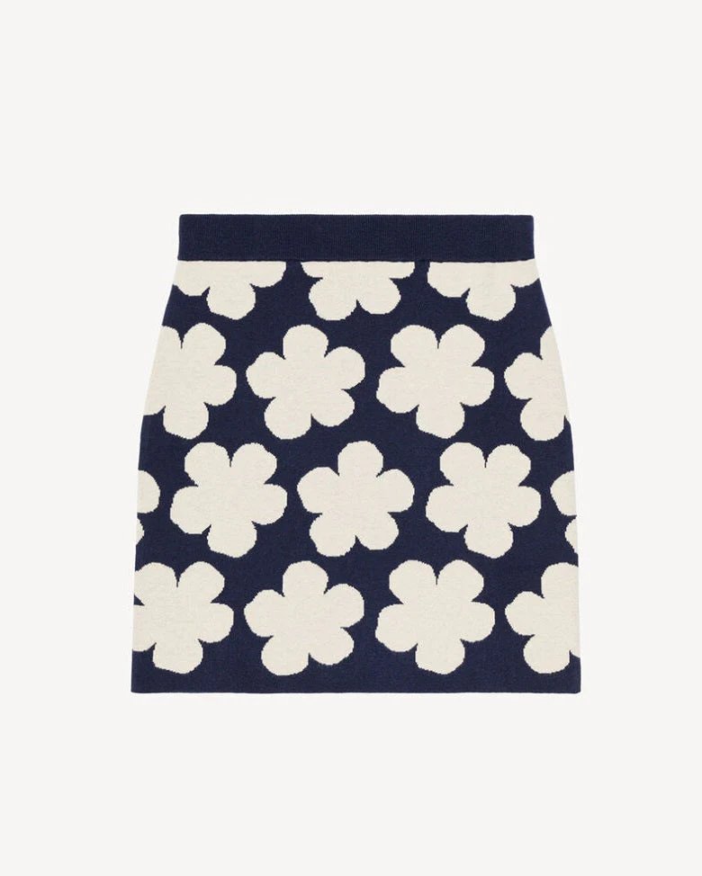 Kenzo Floral Jacquard Miniskirt