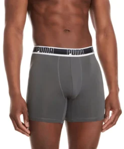 Puma Men's 3 Pack Cotton Boxer Briefs