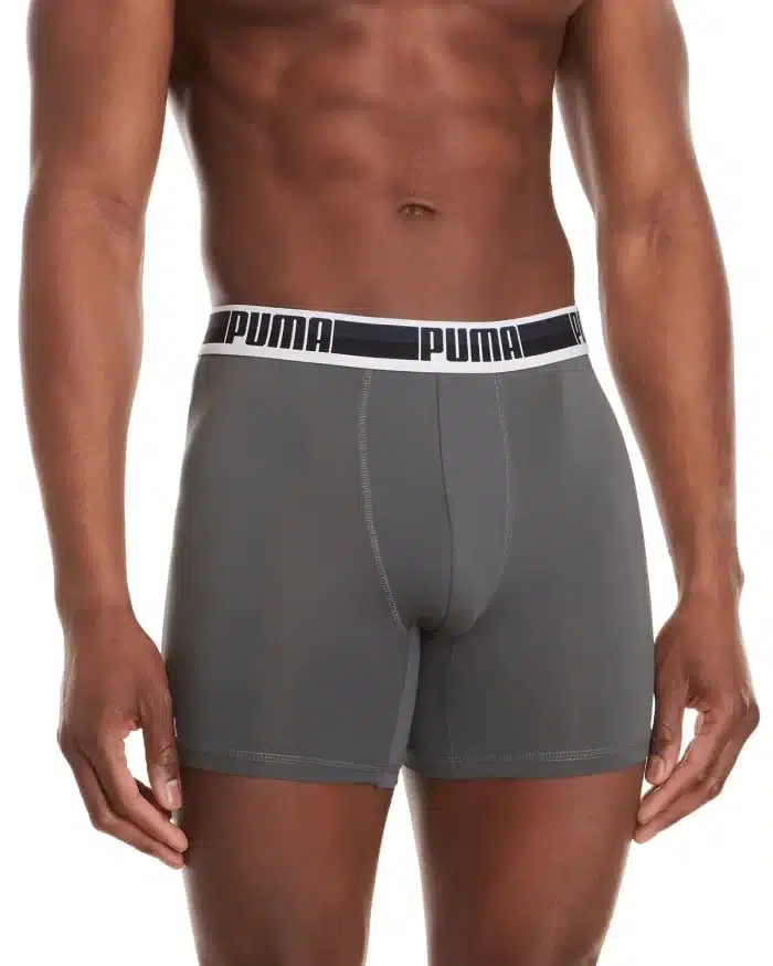 Puma Men's Volume Tech Boxer Briefs 3 Pack