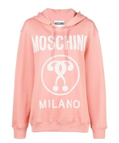 Moschino logo print hoodie