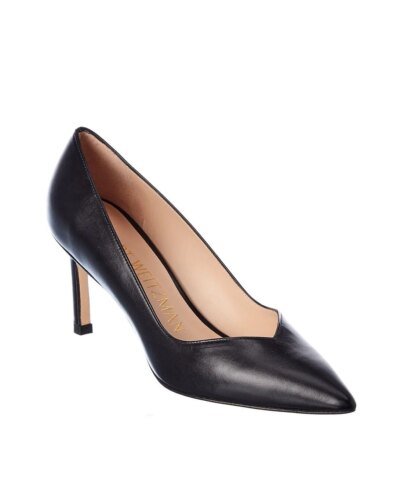 Stuart Weitzman Anny 70 Smooth Leather Pumps