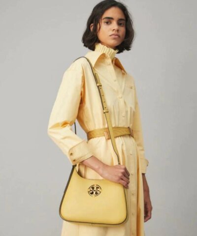 Tory Burch Miller Small Classic Shoulder Bag, Beeswax